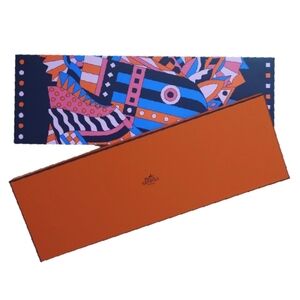 HERMES authentic iconic orange rectangle and Special Edition gift boxes Bundle